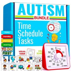 Autism & Prosperity Kids Time Schedule Tasks Autistic Children Learning